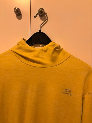 Sudadera deportiva Kalenji amarilla Talla M