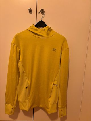 Sudadera deportiva Kalenji amarilla Talla M