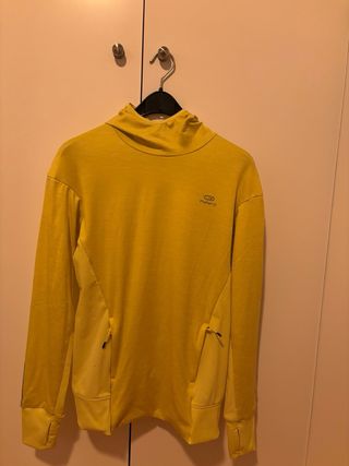 Sudadera deportiva Kalenji amarilla Talla M