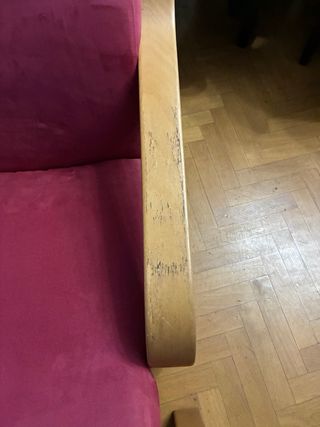 Poltrona Ikea con poggiapiedi