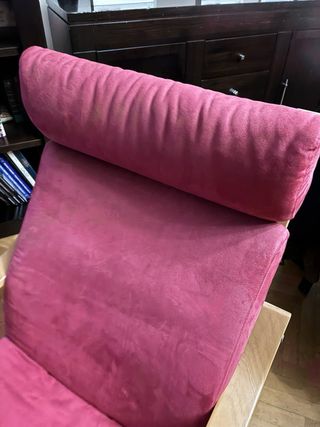 Poltrona Ikea con poggiapiedi