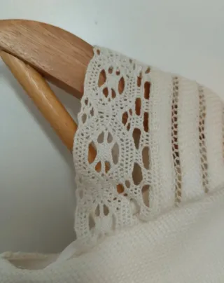 Vestido de Comunión de seda con cancan incluido