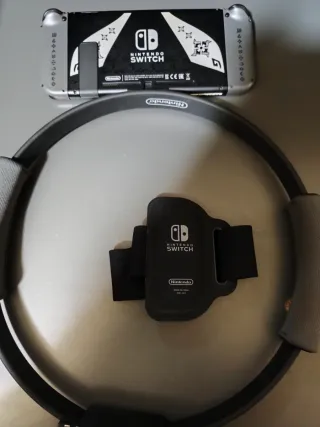 Nintendo Switch 2019 Ed MHR + Juegos + Accesorios