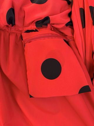 Traje de flamenca rojo con lunares negros