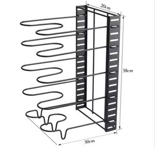Estante 5 niveles ollas y sartenes