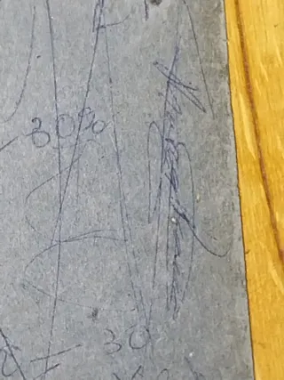 Interesante Carpeta antigua con dibujos y escritos