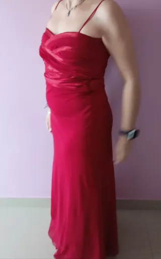 Vestido largo rojo