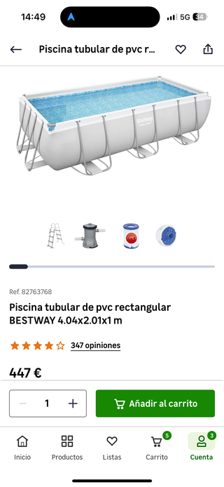 Piscina Bestway Power Steel 4x2m