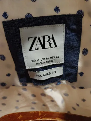 Camisa Zara Estampada Talla M
