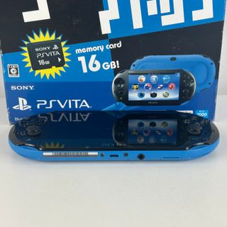 Sony PS Vita Blue Black Wi-Fi Debut Pack PCH-2000Z