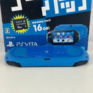 Sony PS Vita Blue Black Wi-Fi Debut Pack PCH-2000Z
