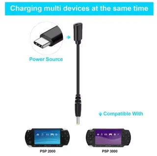 Cable USB-C a DC para PS1000/2000/3000
