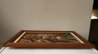 Dipinto su tela "Il Vecchio Bevitore" A. Di Bonito