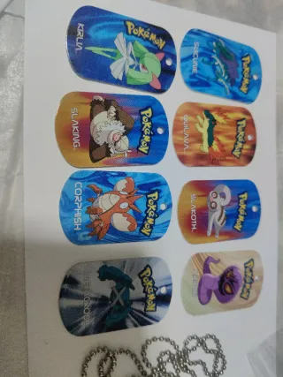 Chapas Pokémon: Wartortle, Arbok,  Quilava,