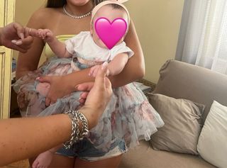 Abito estivo con gonna in tulle