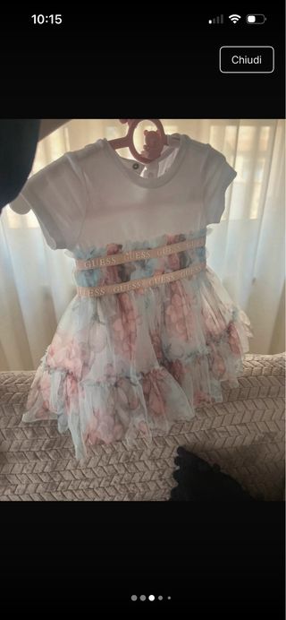 Abito estivo con gonna in tulle