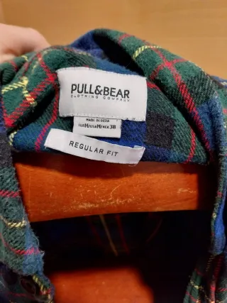 Camisa cuadros Pull&Bear Talla M