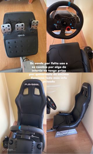 Playseat G29 con pedales y palanca