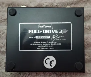 Fulltone Full-Drive 3 Pedal de Guitarra