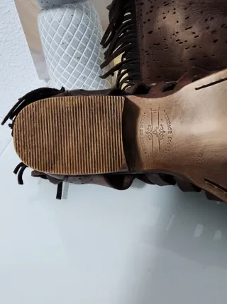 Sandalias de piel estilo gladiador