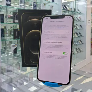 iPhone 12 Pro Max 256GB Dorado Casi nuevo con caja