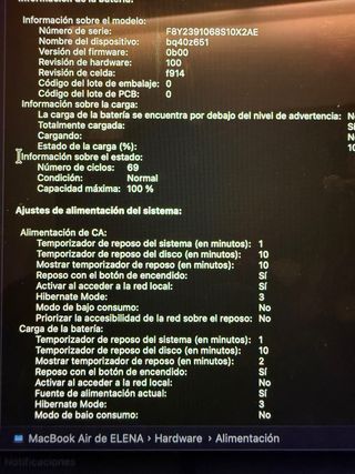 MacBook Air M2 Gris/Plata