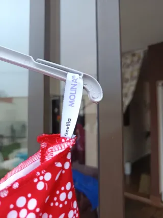 Traje de flamenca rojo y blanco