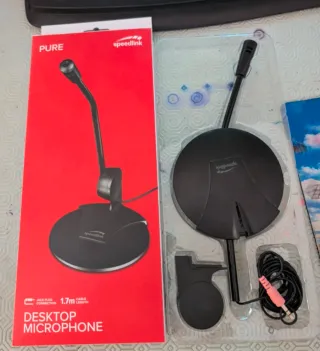 Microfono Desktop SpeedLink Pure 1.7m Jack