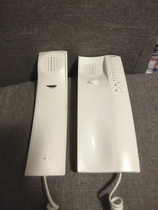 Telefonillo portero automático blanco