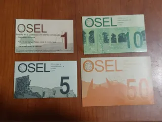Moneda OSEL Alternativa Novelda 4 Valores