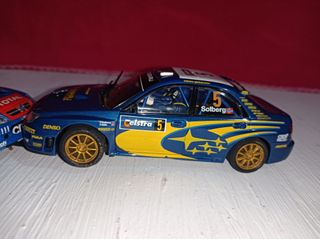Scalextric Pack Subaru Solberg + Citroën Loeb