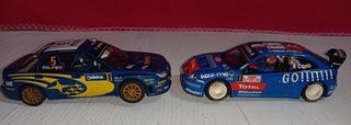 Scalextric Pack Subaru Solberg + Citroën Loeb