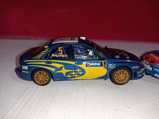 Scalextric Pack Subaru Solberg + Citroën Loeb