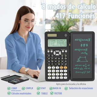 Calculadora Científica, 417 Funciones de 4 línea
