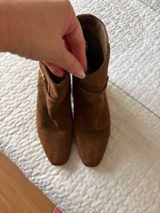 Botines Ante Camel Talla 37