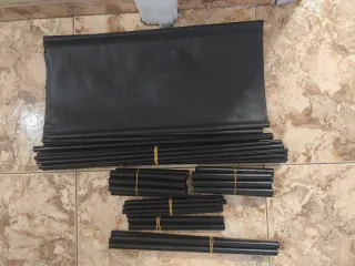 Zapatero Perchero 2 en 1 Negro