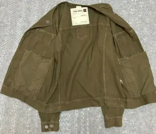 Chaqueta Zara Verde Oliva