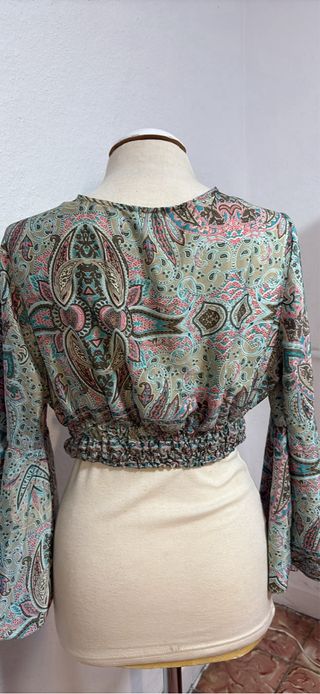 Blusa estampada talla única