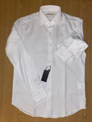 Camisa Purificación García Blanca Hombre