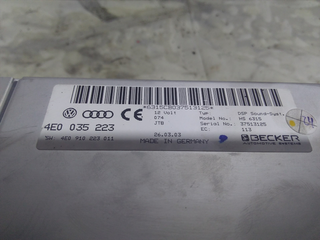 SISTEMA AUDIO / RADIO CD AUDI A8 (4E2) * | 0.02 -