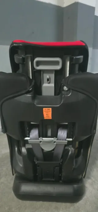 Silla de coche Nurse roja y negra