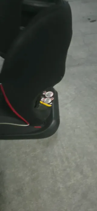 Silla de coche Nurse roja y negra