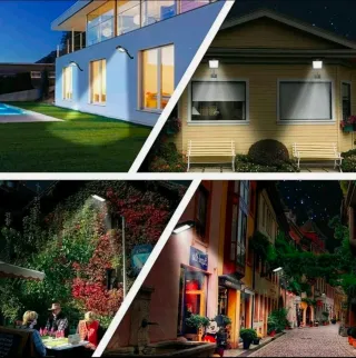 Lampione Stradale 160 LED Solare con Telecomando