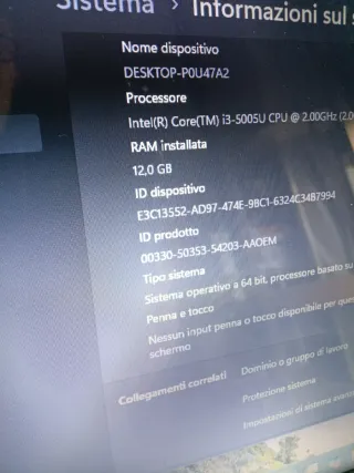 HP G5 Notebook 11 + Win 11 + 12GB RAM + SSD