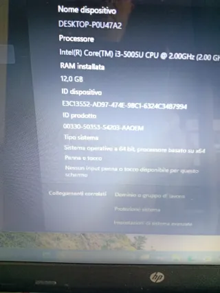 HP G5 Notebook 11 + Win 11 + 12GB RAM + SSD