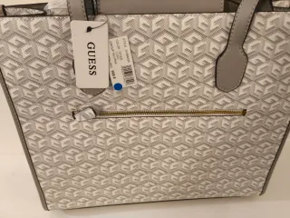 Borsa Guess con logo e strisce