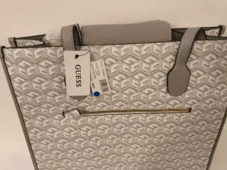 Borsa Guess con logo e strisce