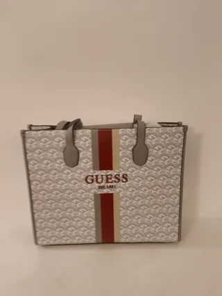 Borsa Guess con logo e strisce