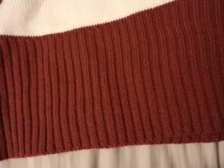 Jersey Janina cuello alto rayas talla 42