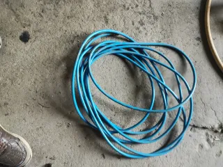 Manguera de aire azul con acople